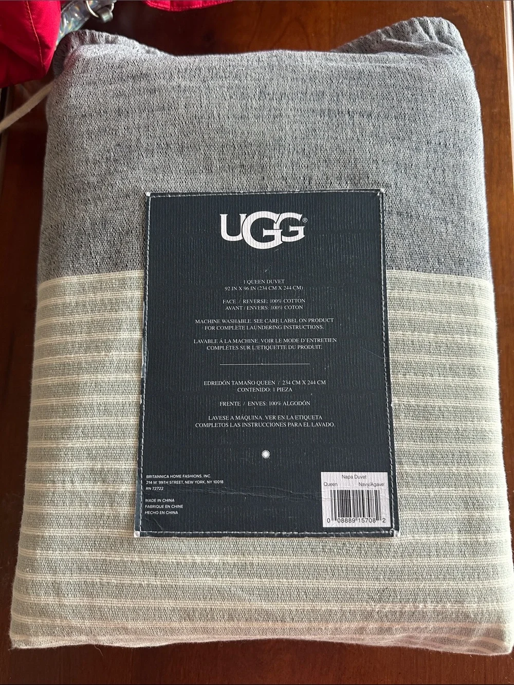 UGG striped duvet